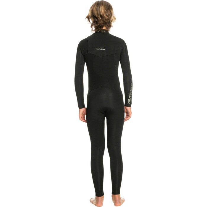 2024 Quiksilver Chicos Everyday Sessions 3/2mm Chest Zip Neopreno EQBW103107 - Black